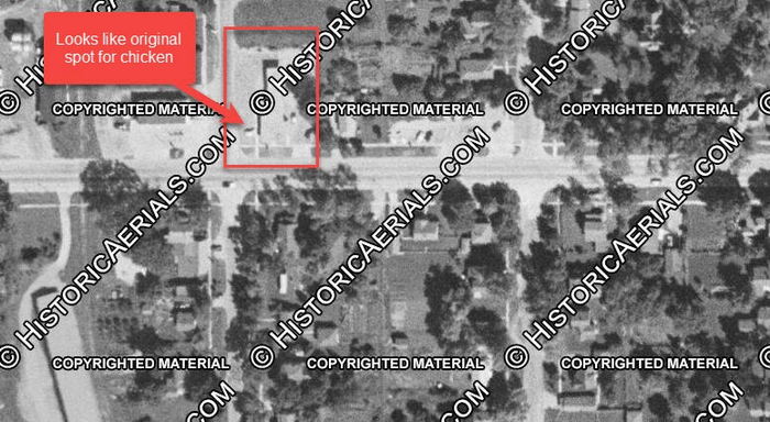 Tonys (Dandy Drive-In) - 1956 Aerial (newer photo)